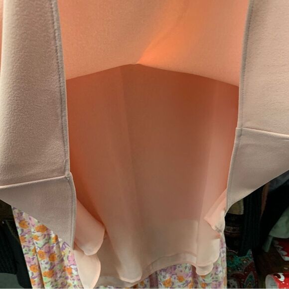 #76 c&e Triangle Cutout V-neck 3/4 Sleeve Top Blouse - Picture 7 of 7